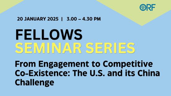 From Engagement to Competitive Co-Existence: The U.S. and its China Challenge